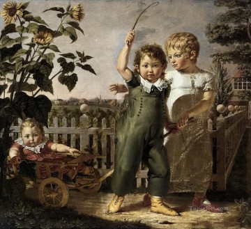 Philipp Otto Runge Los niños Hulsenbeck Pinturas al óleo